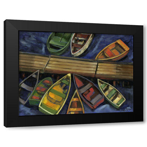 Maine Escape IV Black Modern Wood Framed Art Print by Goldberger, Jennifer