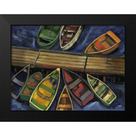 Maine Escape IV Black Modern Wood Framed Art Print by Goldberger, Jennifer