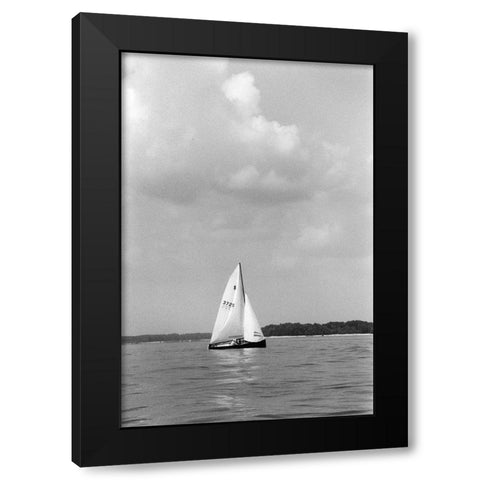 Ocean Breeze IV Black Modern Wood Framed Art Print by DeNardo, Laura