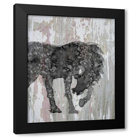Unbridled I Black Modern Wood Framed Art Print by Ludwig, Alicia