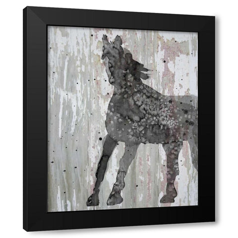 Unbridled II Black Modern Wood Framed Art Print by Ludwig, Alicia