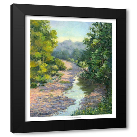 Waiting for Rain Black Modern Wood Framed Art Print by Weber, Mary Jean
