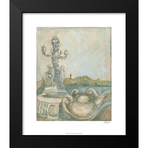 View of Paris I Black Modern Wood Framed Art Print by Harper, Ethan