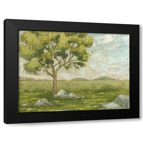 Meet Me at Tree I Black Modern Wood Framed Art Print with Double Matting by Meagher, Megan