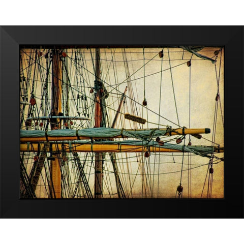 Rigging II Black Modern Wood Framed Art Print by Head, Danny