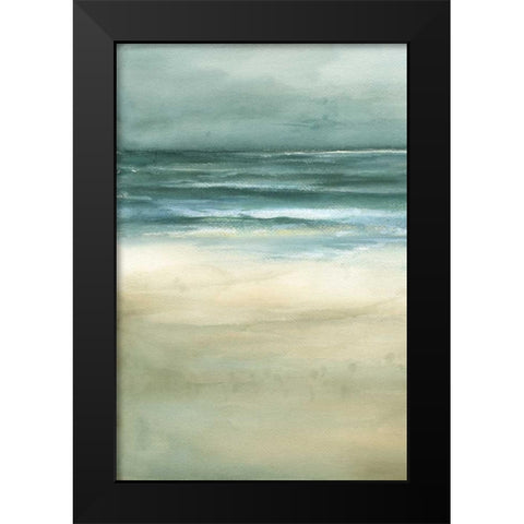 Tranquil Sea I Black Modern Wood Framed Art Print by Goldberger, Jennifer