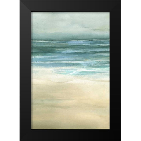 Tranquil Sea II Black Modern Wood Framed Art Print by Goldberger, Jennifer