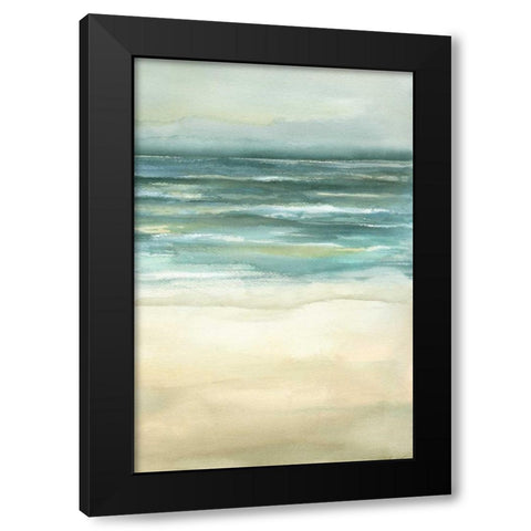 Tranquil Sea III Black Modern Wood Framed Art Print with Double Matting by Goldberger, Jennifer