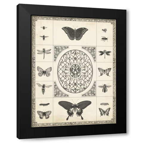 Natures Memento I Black Modern Wood Framed Art Print by Vision Studio