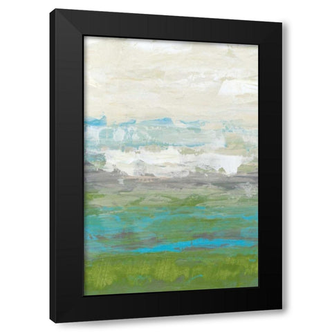 Heather Seas I Black Modern Wood Framed Art Print with Double Matting by Goldberger, Jennifer