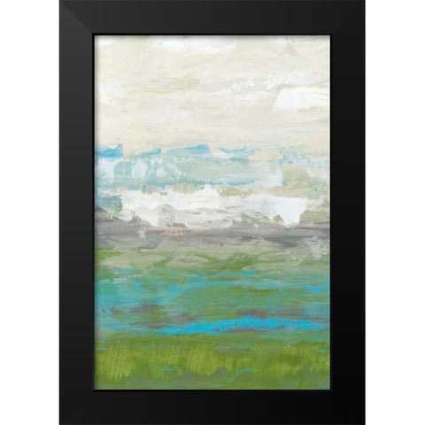 Heather Seas I Black Modern Wood Framed Art Print by Goldberger, Jennifer