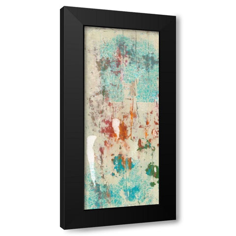 Layers Of Paint I Black Modern Wood Framed Art Print with Double Matting by Goldberger, Jennifer