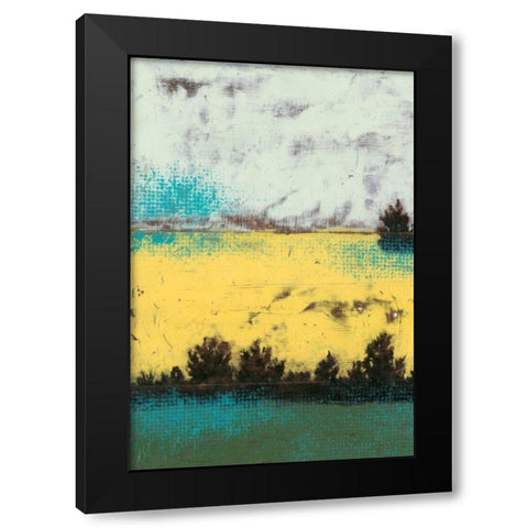 Hedges I Black Modern Wood Framed Art Print with Double Matting by Goldberger, Jennifer