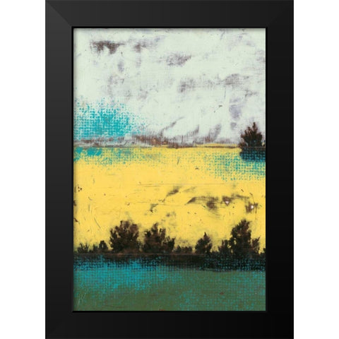 Hedges I Black Modern Wood Framed Art Print by Goldberger, Jennifer