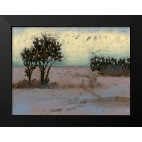 Rustic Meadow I Black Modern Wood Framed Art Print by Goldberger, Jennifer