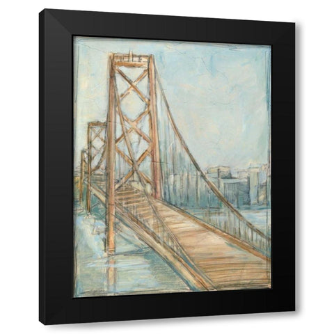 Metropolitan Bridge I Black Modern Wood Framed Art Print with Double Matting by Harper, Ethan