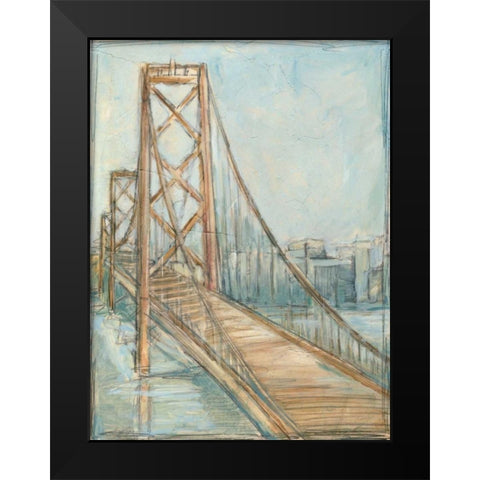 Metropolitan Bridge I Black Modern Wood Framed Art Print by Harper, Ethan