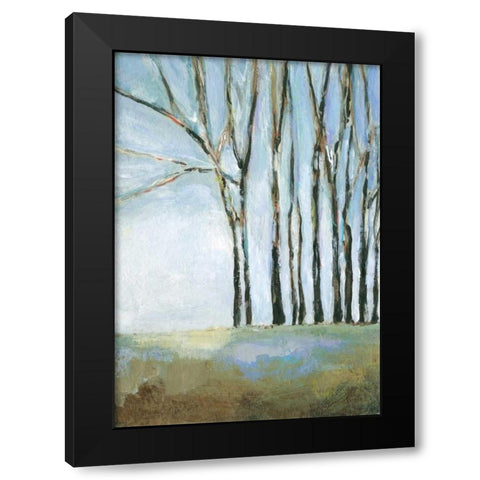 The Day His Heart Returned Black Modern Wood Framed Art Print with Double Matting by Long, Christina