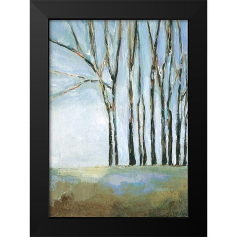 The Day His Heart Returned Black Modern Wood Framed Art Print by Long, Christina