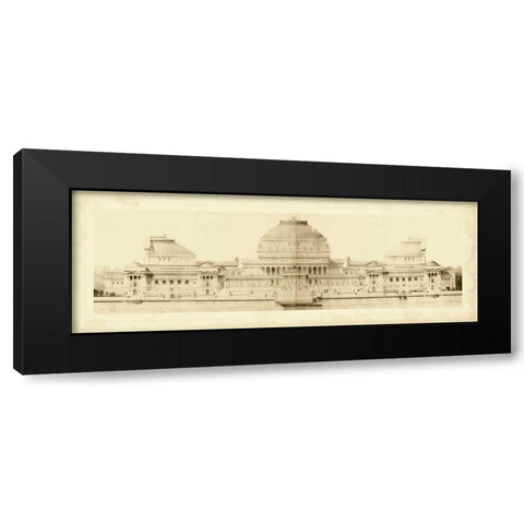 Les Grand Prix de Rome I Black Modern Wood Framed Art Print with Double Matting by Le Deley