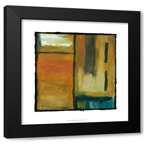 Jazz Session IV on FAP Black Modern Wood Framed Art Print with Double Matting by Zarris, Chariklia