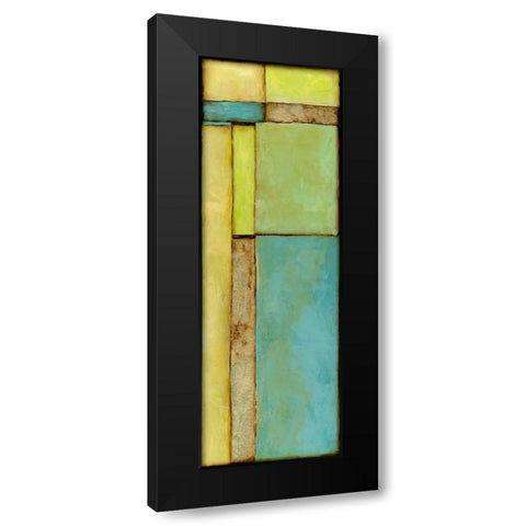 Stained Glass Window VI Black Modern Wood Framed Art Print with Double Matting by Goldberger, Jennifer