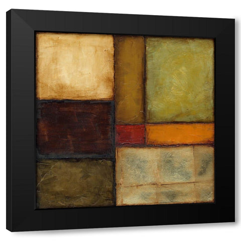 Autumnal Impressions IV Black Modern Wood Framed Art Print with Double Matting by Goldberger, Jennifer