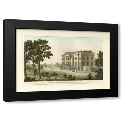 Architectural Rendering II Black Modern Wood Framed Art Print by Vision Studio