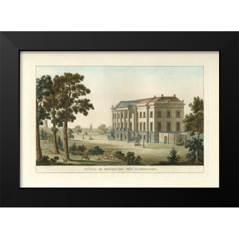 Architectural Rendering II Black Modern Wood Framed Art Print by Vision Studio