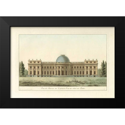 Architectural Rendering III Black Modern Wood Framed Art Print by Vision Studio