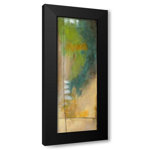 Four Corners V Black Modern Wood Framed Art Print with Double Matting by Goldberger, Jennifer