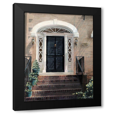 Robinson Street Black Modern Wood Framed Art Print by Meagher, Megan