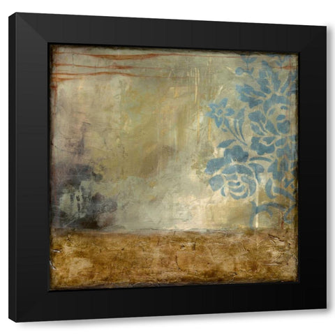 Patina IV Black Modern Wood Framed Art Print with Double Matting by Goldberger, Jennifer