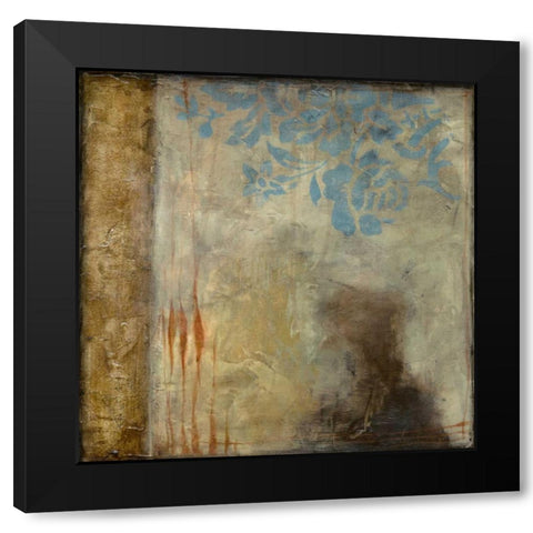 Patina VI Black Modern Wood Framed Art Print with Double Matting by Goldberger, Jennifer