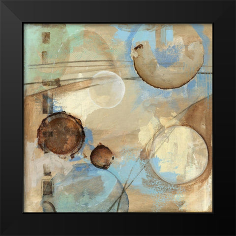 Celestial Study I Black Modern Wood Framed Art Print by Meagher, Megan
