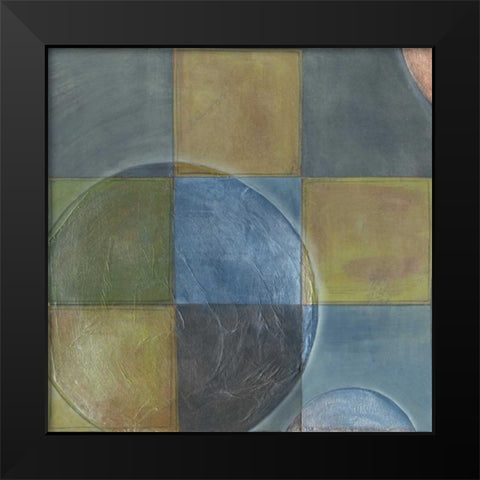 Circumspect III Black Modern Wood Framed Art Print by Vess, June Erica