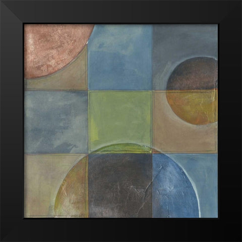 Circumspect IV Black Modern Wood Framed Art Print by Vess, June Erica