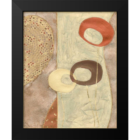 Alloy II Black Modern Wood Framed Art Print by Vess, June Erica