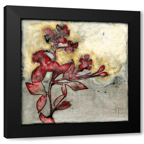 Platinum Silhouette II Black Modern Wood Framed Art Print by Goldberger, Jennifer