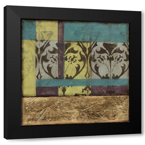 Jeweled Transom I Black Modern Wood Framed Art Print with Double Matting by Goldberger, Jennifer