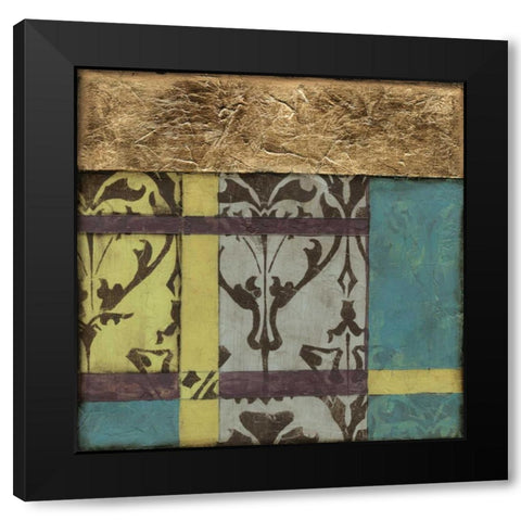 Jeweled Transom III Black Modern Wood Framed Art Print with Double Matting by Goldberger, Jennifer