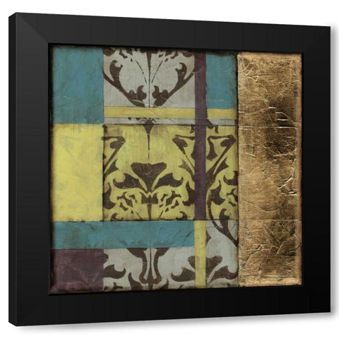 Jeweled Transom IV Black Modern Wood Framed Art Print with Double Matting by Goldberger, Jennifer