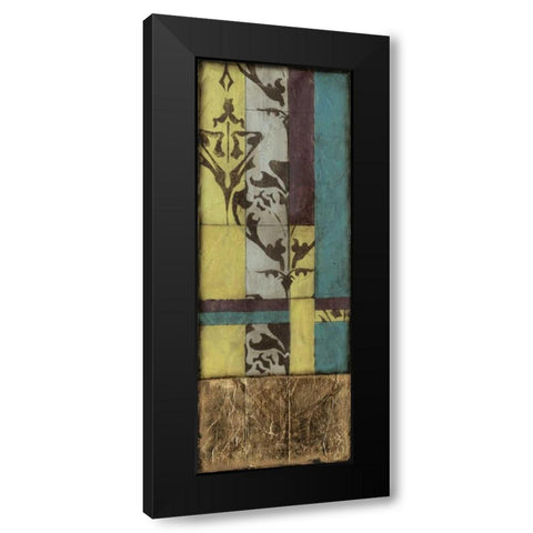 Jeweled Transom VI Black Modern Wood Framed Art Print with Double Matting by Goldberger, Jennifer