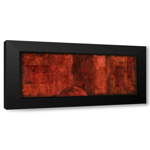 Scarlet Serendipity II Black Modern Wood Framed Art Print by Slocum, Nancy