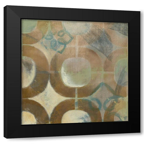 Garden Link V Black Modern Wood Framed Art Print by Meagher, Megan