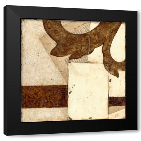 Vintage Romance III Black Modern Wood Framed Art Print with Double Matting by Goldberger, Jennifer