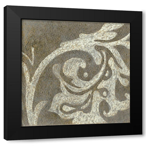 Rococo III Black Modern Wood Framed Art Print by Wyatt Jr., Norman