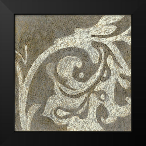 Rococo III Black Modern Wood Framed Art Print by Wyatt Jr., Norman