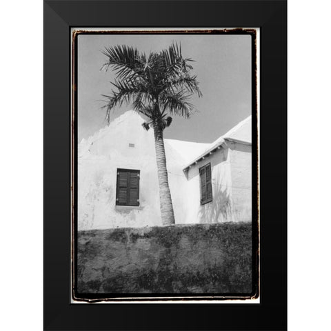 Bermuda Shade Black Modern Wood Framed Art Print by DeNardo, Laura