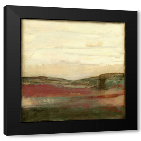 Horizon III Black Modern Wood Framed Art Print with Double Matting by Goldberger, Jennifer